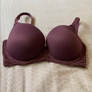 Auden Plum purple light push up Bra size: 36E (DD)